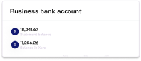 bank account image
